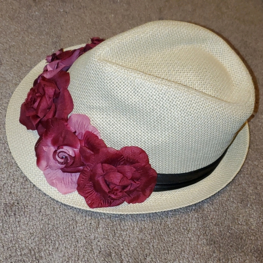 Beautiful floral hat
